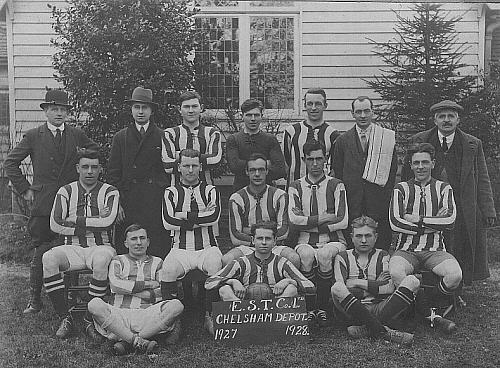 East Surrey Traction Co Ltd Football team 1927/8